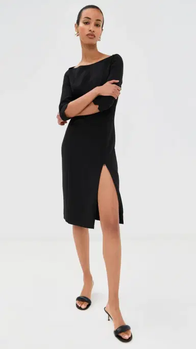 BLACK HALO Marissa Sheath Dress Black 6 | Thumbnail 2
