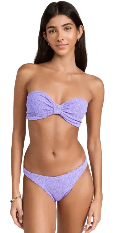 Hunza G Jean Bikini Set Lilac One Size | Thumbnail 1
