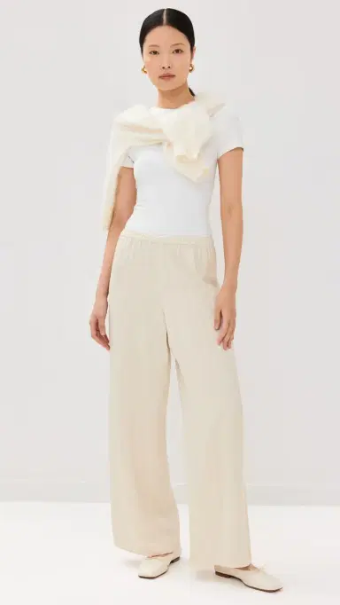 Jenni Kayne Demi Pants Ivory M | Thumbnail 2
