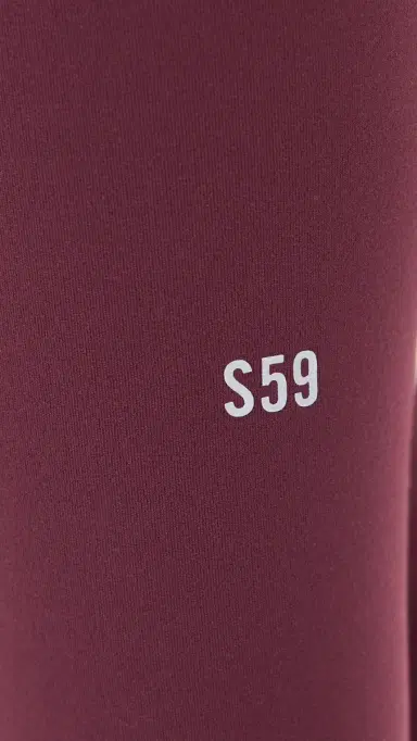 Splits59 Airweight Super High Waist 7/8 eggings Dk Cherry | Thumbnail 6
