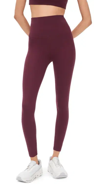 Splits59 Airweight Super High Waist 7/8 eggings Dk Cherry | Thumbnail 1