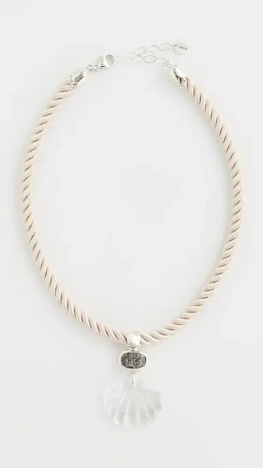 Chan Luu Sterling Silver Necklace Clear Quartz One Size | Thumbnail 2