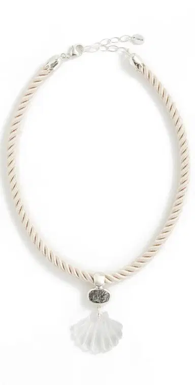Chan Luu Sterling Silver Necklace Clear Quartz One Size | Thumbnail 1