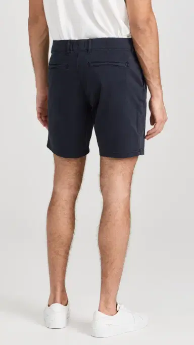 PAIGE Phillips Shorts In Stretch Sateen 8'' Deep Anchor 30 | Thumbnail 3