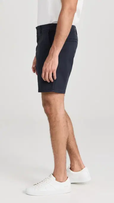 PAIGE Phillips Shorts In Stretch Sateen 8'' Deep Anchor 30 | Thumbnail 4