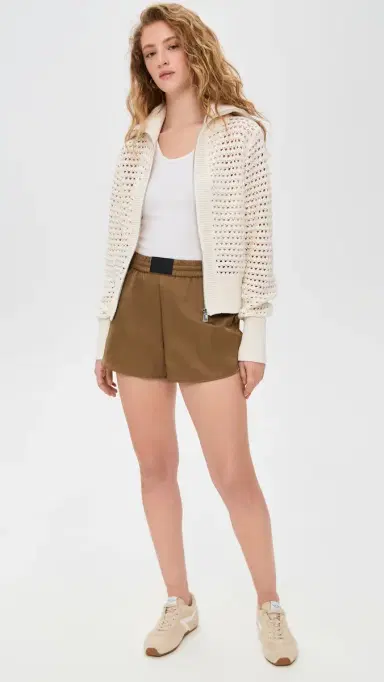 Varley Eloise Full Zip Knit Cardigan Egret M | Thumbnail 5