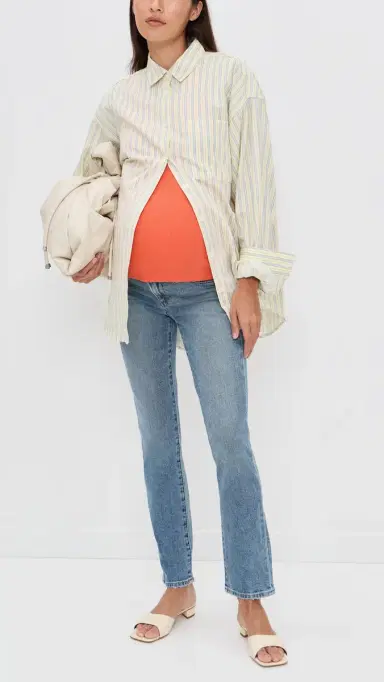 Joe's Jeans The Lara Straight Ankle Maternity Jeans Ethos 30 | Thumbnail 2