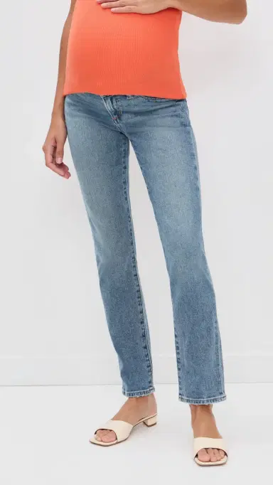 Joe's Jeans The Lara Straight Ankle Maternity Jeans Ethos 30 | Thumbnail 3