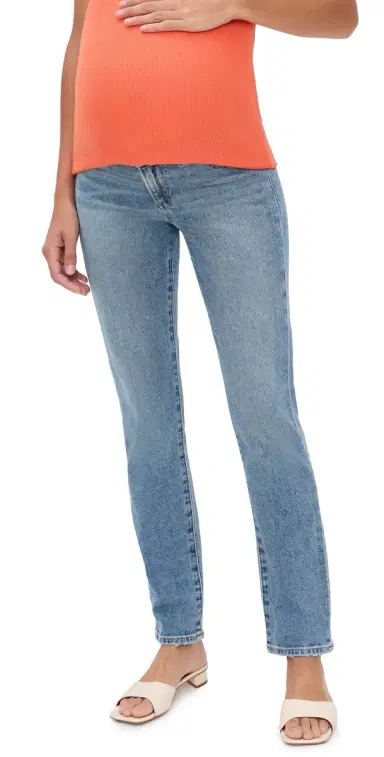 Joe's Jeans The Lara Straight Ankle Maternity Jeans Ethos 30 | Thumbnail 1