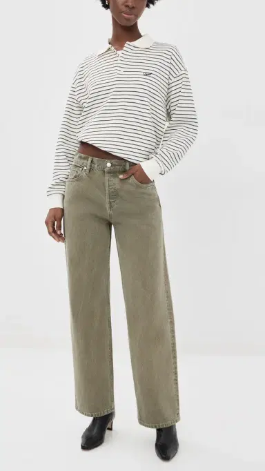 EB Denim Baggy Jeans Faded Army | Thumbnail 5