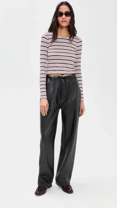 LE BOP Chloe Tee Burgundy/ | Thumbnail 5 LE BOP Chloe Tee Burgundy/ | Thumbnail 5