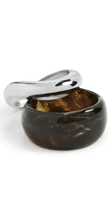 Shashi Bangle Set Brown/Silver | Thumbnail 1 Shashi Bangle Set Brown/Silver | Thumbnail 1