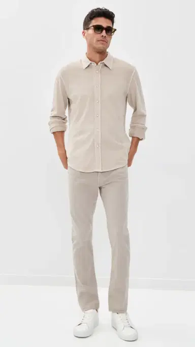 AG Tellis Modern Slim Cloud Soft Denim Jeans " 7 Yrs Sul Stone Barrack | Thumbnail 5