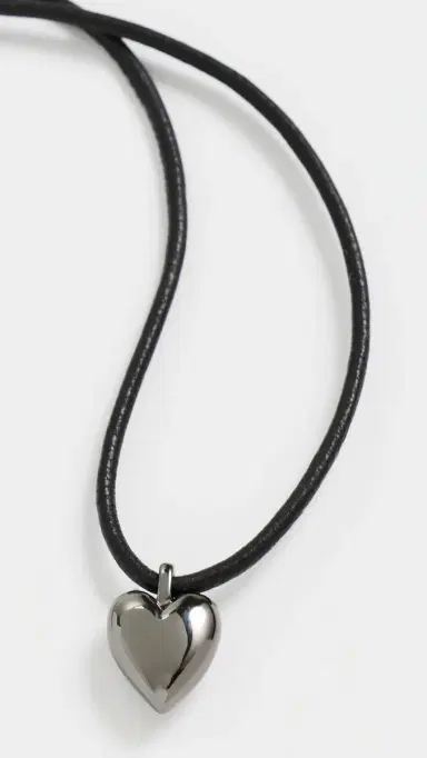 Jennifer Fisher Puffy Heart Choker Hematite One Size | Thumbnail 2 Jennifer Fisher Puffy Heart Choker Hematite One Size | Thumbnail 2