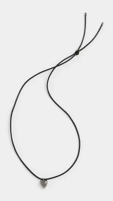 Jennifer Fisher Puffy Heart Choker Hematite One Size | Thumbnail 4 Jennifer Fisher Puffy Heart Choker Hematite One Size | Thumbnail 4