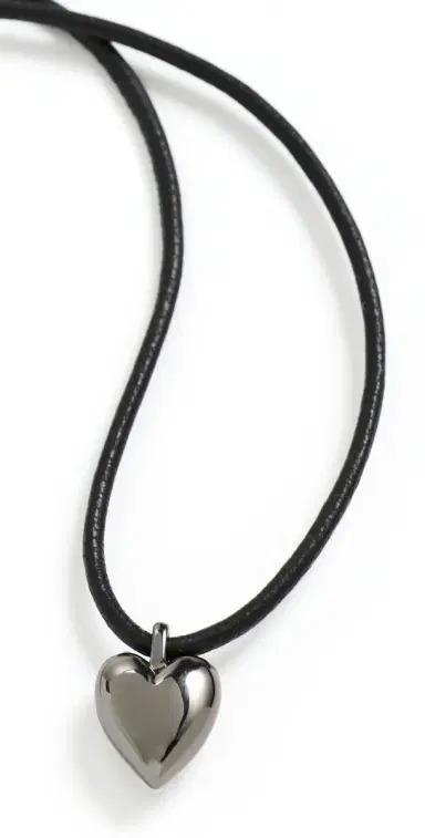 Jennifer Fisher Puffy Heart Choker Hematite One Size | Thumbnail 1 Jennifer Fisher Puffy Heart Choker Hematite One Size | Thumbnail 1