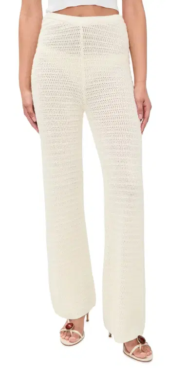 4th & Reckless Geri Coverup Pants Cream S | Thumbnail 1 4th & Reckless Geri Coverup Pants Cream S | Thumbnail 1
