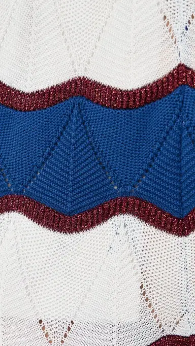 La DoubleJ Hang Ten Shorts Colorblock Ecru/Blue/Copper | Thumbnail 6