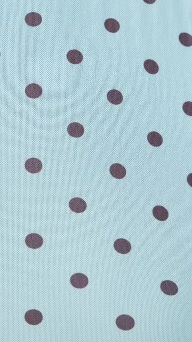 Another Girl Polka Dot Mesh High Neck Top | Thumbnail 6