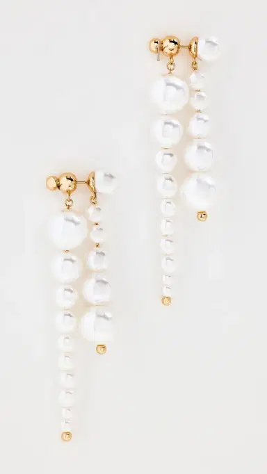 Cult Gaia Loreli Earrings Pearl | Thumbnail 2 Cult Gaia Loreli Earrings Pearl | Thumbnail 2
