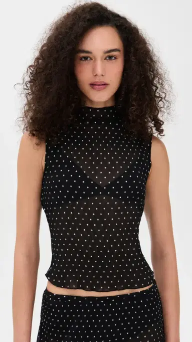 LIONESS Ford Top Onyx Polka L | Thumbnail 2
