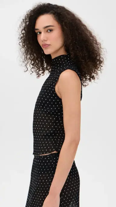 LIONESS Ford Top Onyx Polka L | Thumbnail 4