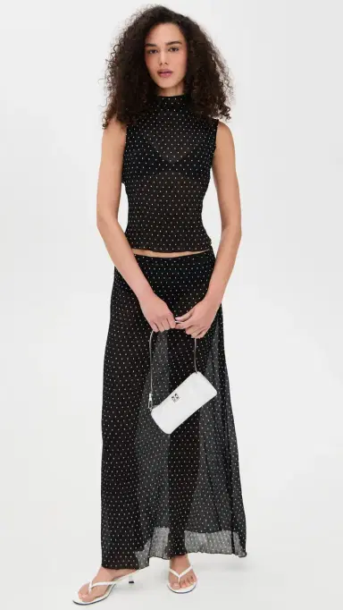 LIONESS Ford Top Onyx Polka L | Thumbnail 5