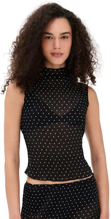 LIONESS Ford Top Onyx Polka L | Thumbnail 1