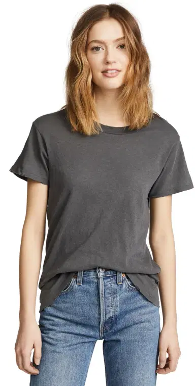 The Great. THE GREAT. The Slim Tee Washed Black 2 | Thumbnail 1