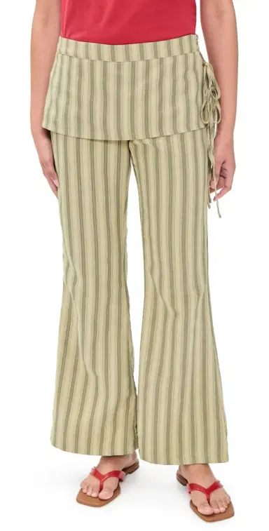 LIONESS Alpine Pants Beige Stripe | Thumbnail 1