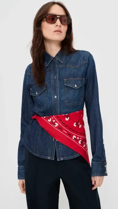 rag & bone Floral Western Bandana Scarf | Thumbnail 3