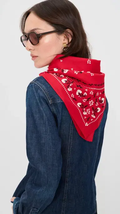 rag & bone Floral Western Bandana Scarf | Thumbnail 4