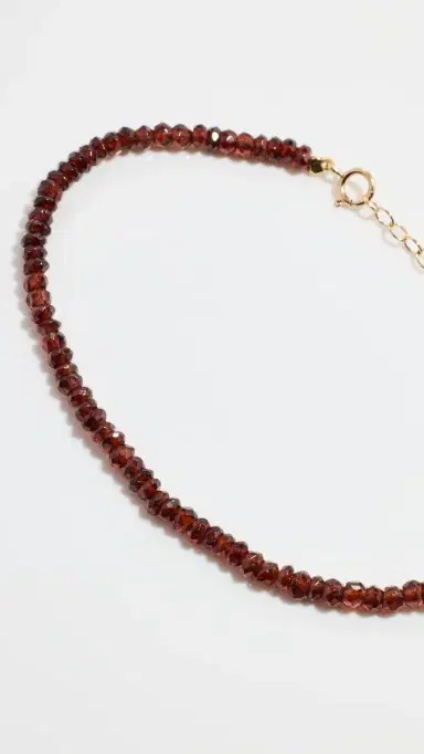 JIA JIA 14k January Birthstone Bracelet January - Garnet One Size | Thumbnail 4