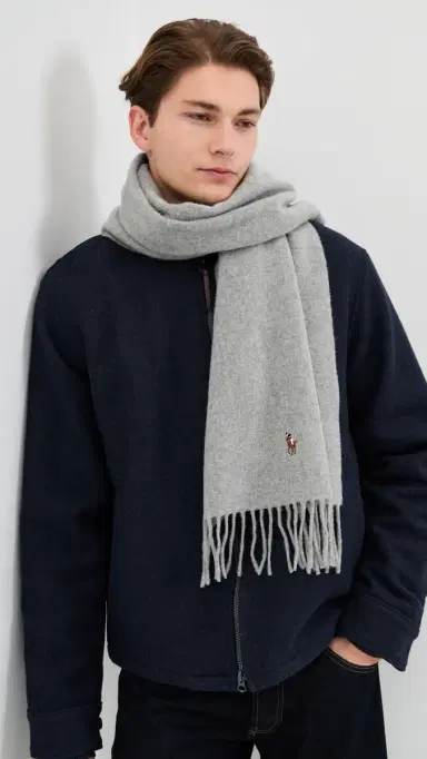 Polo Ralph Lauren Signature Italian Virgin Wool Scarf | Thumbnail 3