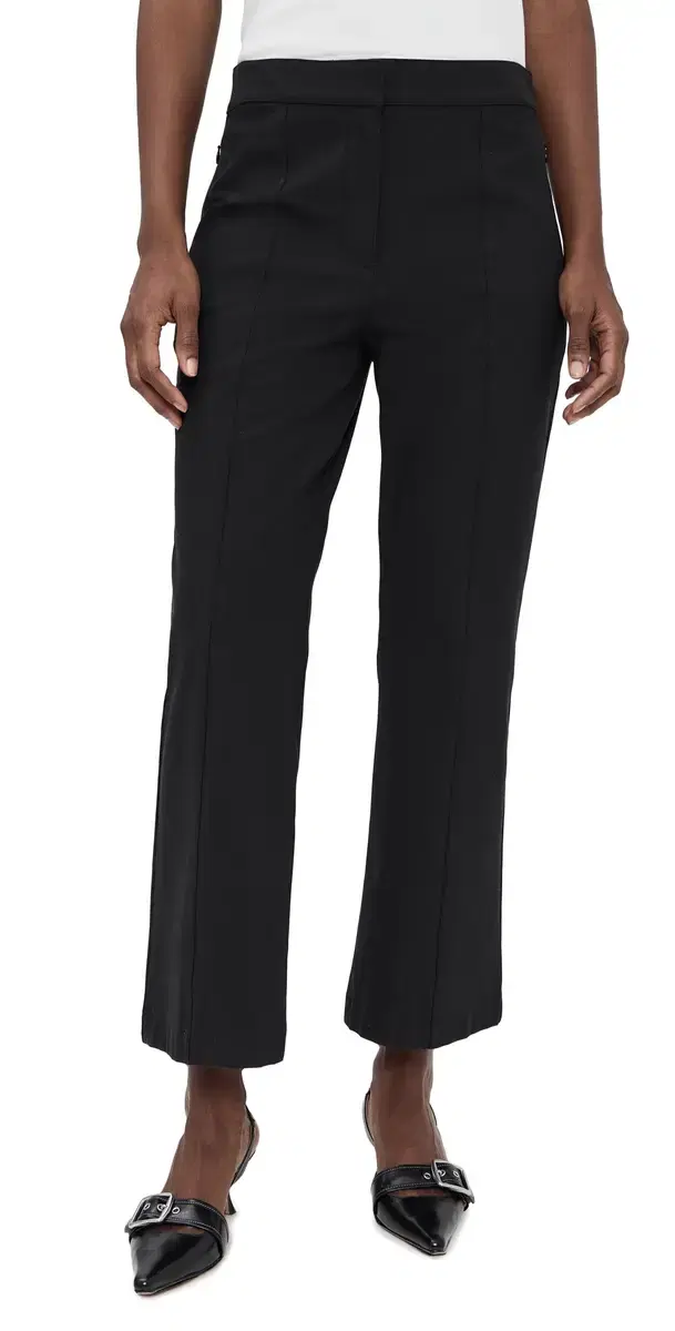 Seamed Kick Pants Black