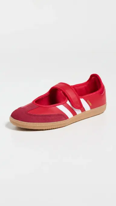 Adidas Samba Jane Shoes Red/White 8.5 | Thumbnail 2
