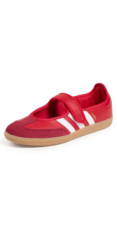 Adidas Samba Jane Shoes Red/White 8.5 | Thumbnail 1