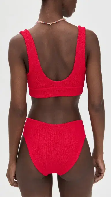Hunza G Angel Bikini Set Red One Size | Thumbnail 3