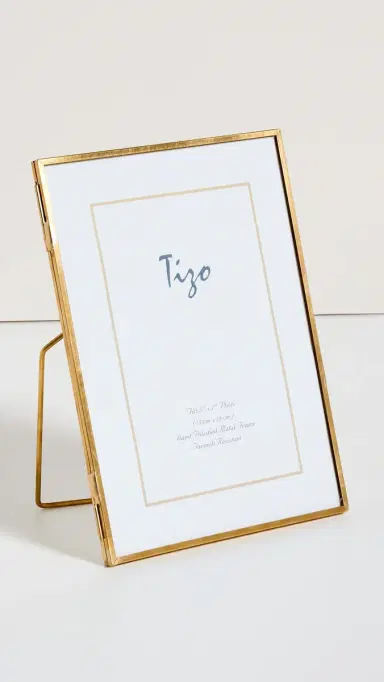 Tizo Design Slim Gold Brass Frame 5X7 | Thumbnail 2