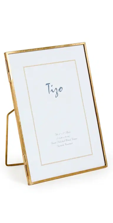 Tizo Design Slim Gold Brass Frame 5X7 | Thumbnail 1
