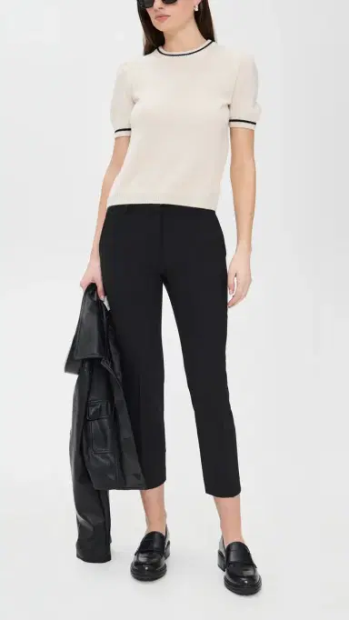 Theory Treeca Trousers Black 4 | Thumbnail 5