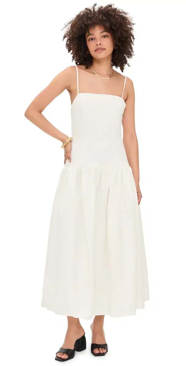 endless rose Linen Drop Waist axi Dress