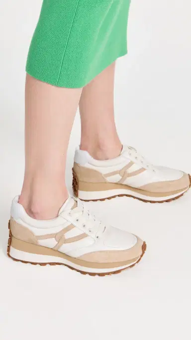 Veronica Beard Valentina Sneakers Coconut/Ecru 7 | Thumbnail 3