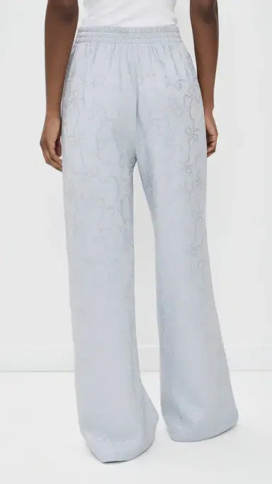LoveShackFancy Momo Sweatpants Aspen Blue | Thumbnail 3