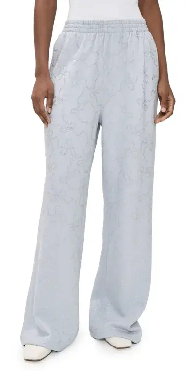 LoveShackFancy Momo Sweatpants Aspen Blue | Thumbnail 1