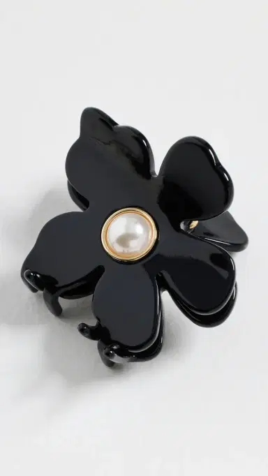Lele Sadoughi Lily Claw Clip Jet One Size | Thumbnail 2
