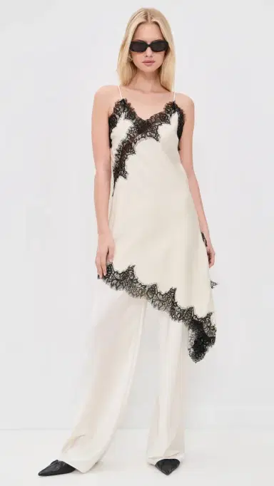 Lioness Emerging Midi Dress Porcelain | Thumbnail 5