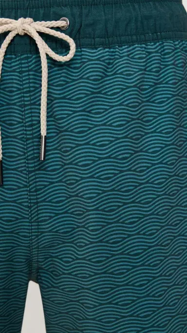 Fair Harbor The Bayberry Swim Trunks 7 Green Waves M | Thumbnail 6 Fair Harbor The Bayberry Swim Trunks 7 Green Waves M | Thumbnail 6