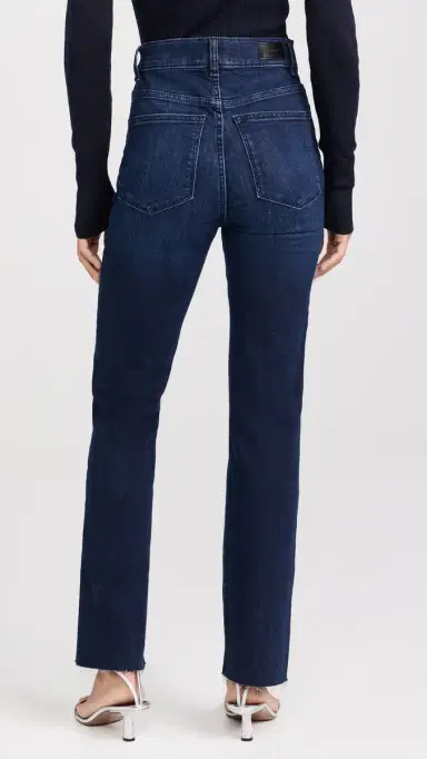 DL1961 Halle Straight High Rise Instasculpt Jeans Mediterranean (Performance) 33 | Thumbnail 3