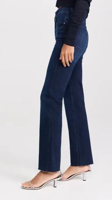 DL1961 Halle Straight High Rise Instasculpt Jeans Mediterranean (Performance) 33 | Thumbnail 4